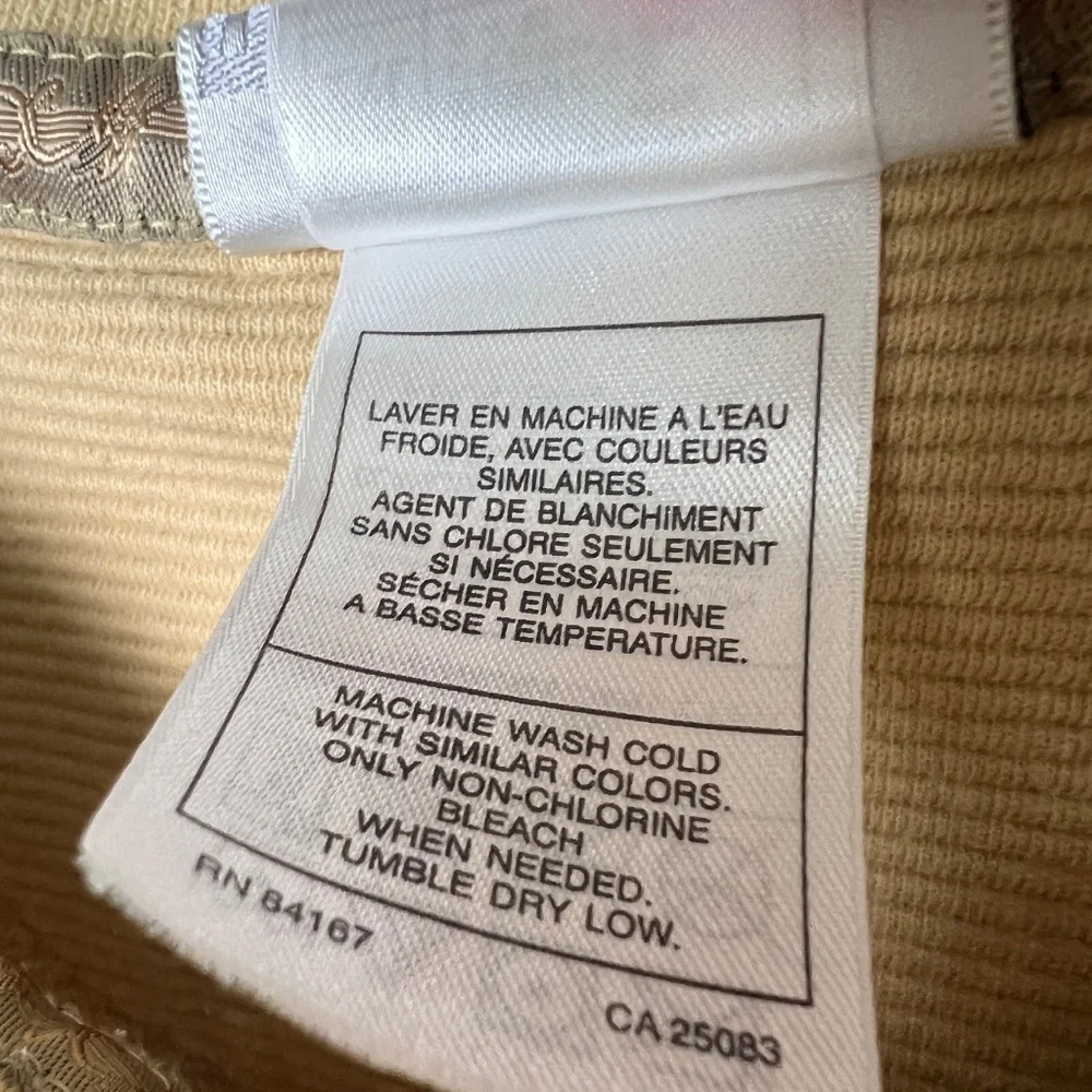 Disneyland Resort Button Polo Ribbed Mustard Disney Resort Embroidered Logo XXL - Picture 2 of 5